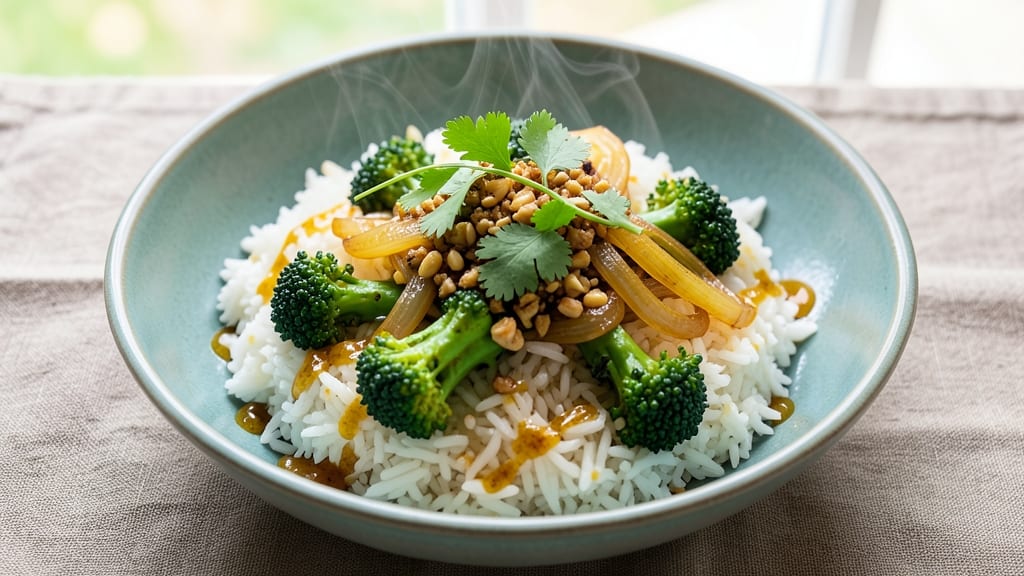 Broccoli Rice Recipe Indian Style: Turmeric-Infused Golden Bites With Toasted Cumin Crunch
