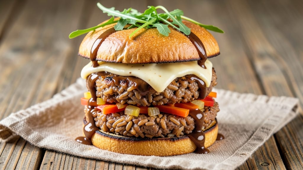 Brown Rice Veggie Burgers Recipe: Hearty Plant-Based Stacks With Crispy Sear