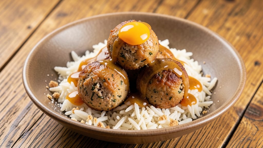 Boudin Balls With Rice Recipe: Smoky Sausage Bites Over Fluffy Grains