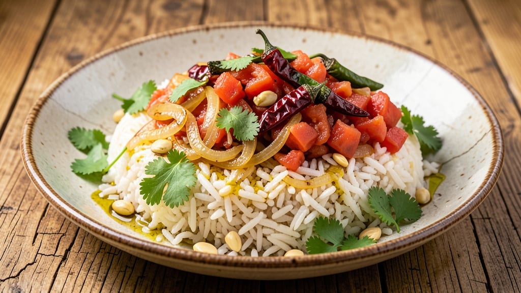 Cape Verdean Rice Recipe: Toasted Cumin and Smoky Tomato Base