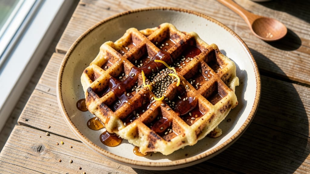 Brown Rice Waffles Recipe: Nutty-Grain Breakfast Stacks With Crispy Edges