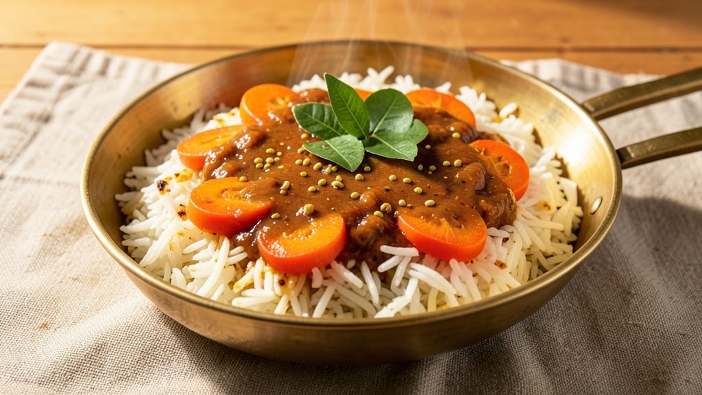 Indian Carrot Rice Recipe: Fragrant Cumin-Tomato One-Pot Magic