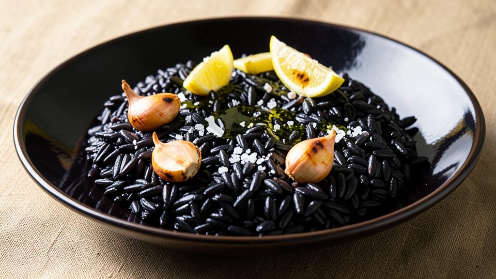 Black Venus Rice Recipe: Deep Purple Grains with Toasted Garlic Crunch