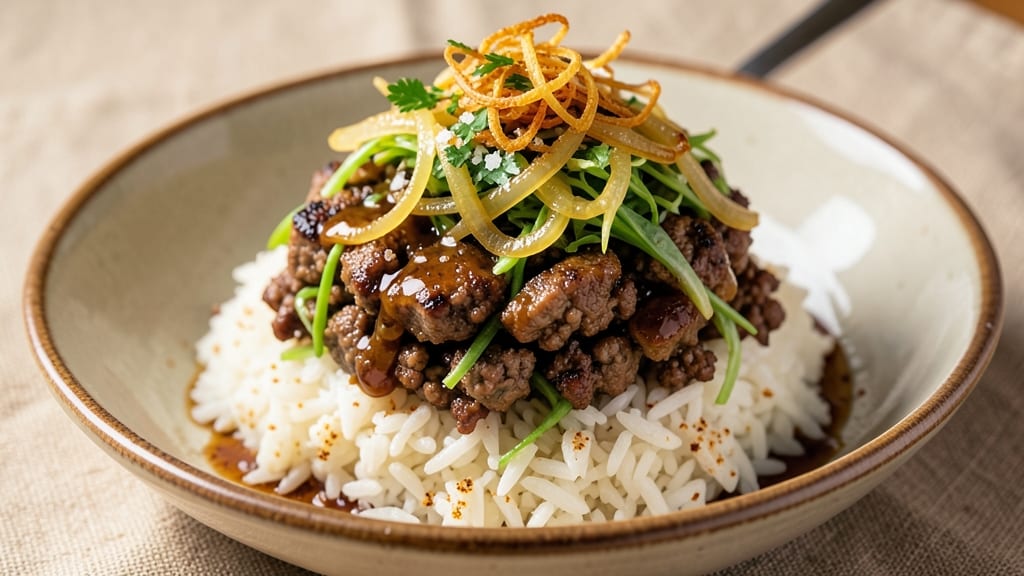 Cabbage Hamburger Rice Recipe: Smoky-Spiced Bites Over Fluffy Grains