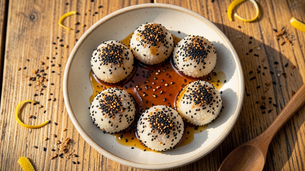 Black Sesame Glutinous Rice Balls Recipe: Nutty-Sweet Bites with Sticky Perfection