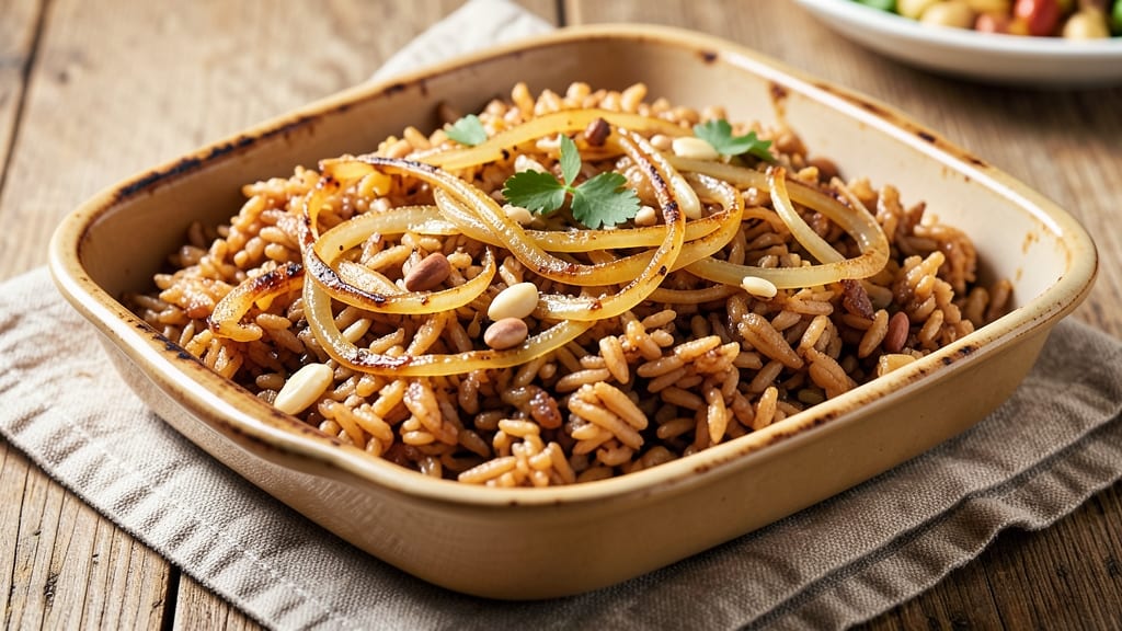 Brown Rice Pilaf With Orzo Recipe: Nutty, Toasted Grains With Golden Crispy Edges