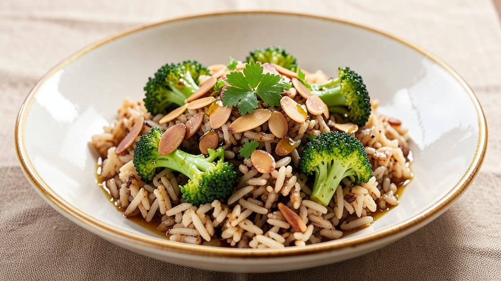 Broccoli Rice Pilaf Recipe: Nutty, Toasted Grain Bites With Herb-Kissed Crisp