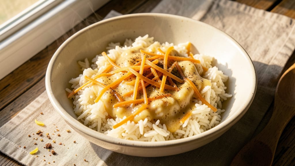 Cheesy Rice Cooker Recipe: Crispy-Topped Comfort in One Effortless Cycle