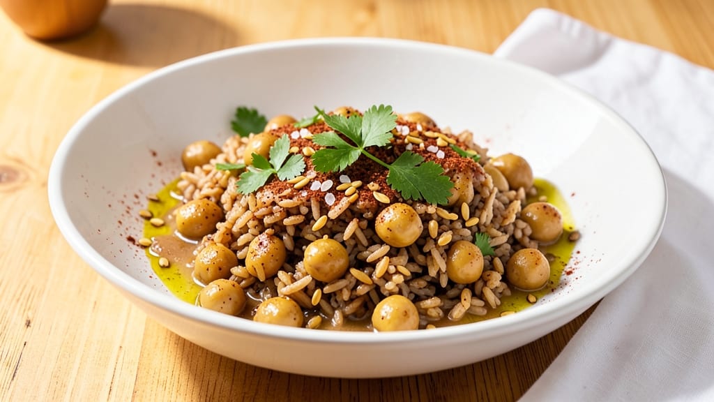 Brown Rice and Chickpeas Recipe: Spiced One-Pot Protein Powerhouse With Toasted Cumin