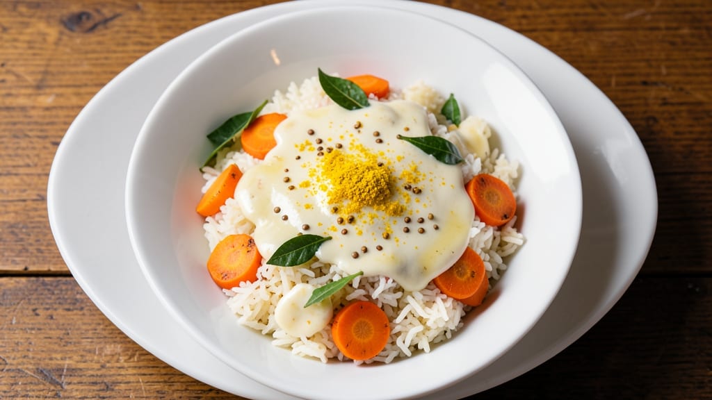 Carrot Rice Recipe in Tamil: Spiced Turmeric and Coconut Milk Harmony