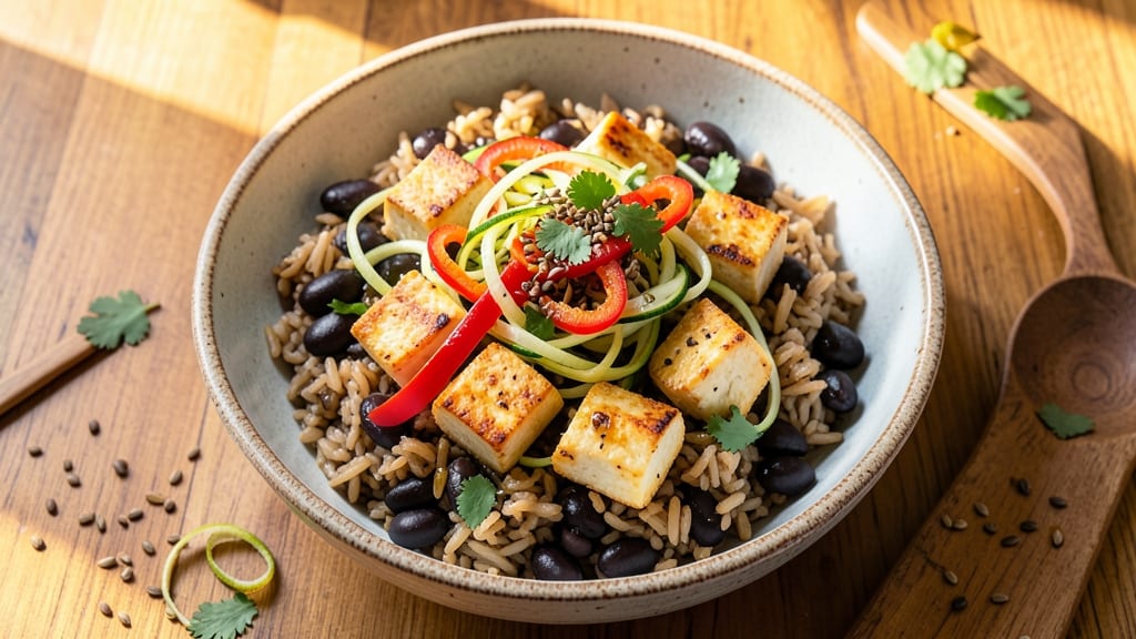 Brown Rice and Black Bean Bowl Recipe: Protein-Packed Fiesta in One Pot