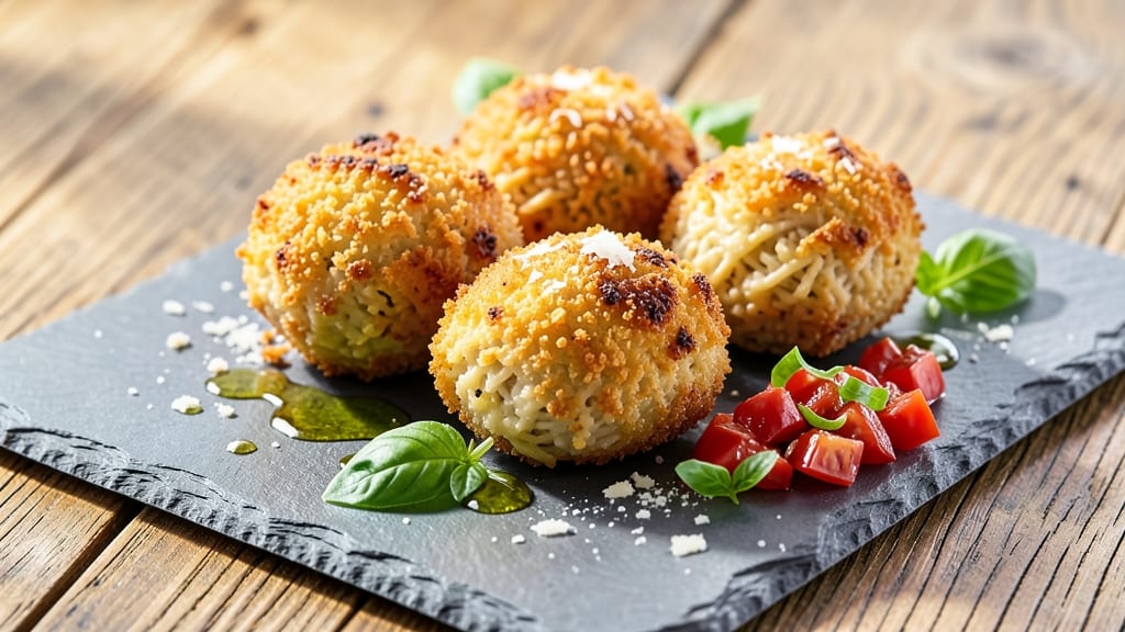 Calabrese Rice Croquettes Recipe: Crispy Golden Shells Filled With Cheesy Magic