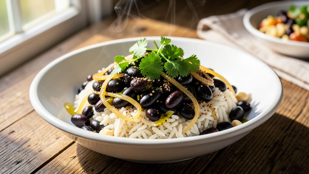 Black Beans and Rice Recipe Vegan: Smoky Cumin-Lime One-Pot Fiesta