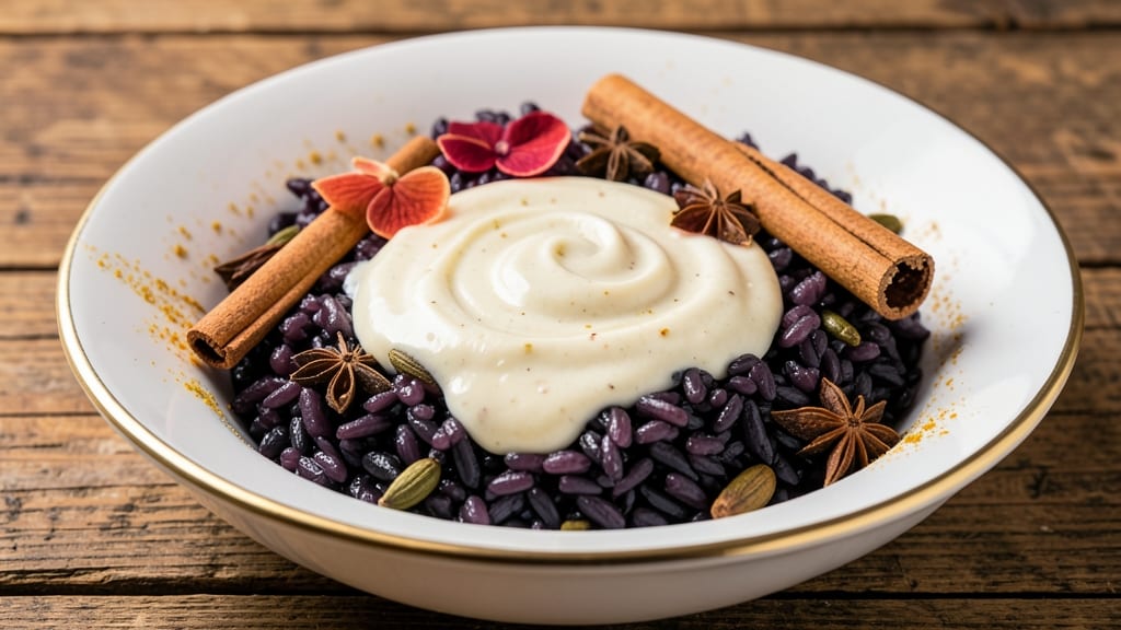 Black Rice and Coconut Milk Recipe: Fragrant Spice-Infused Porridge With Silky Texture