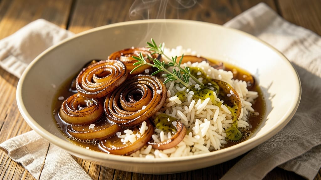 Brown Onion Rice Recipe: Caramelized Sweetness With Savory Depth