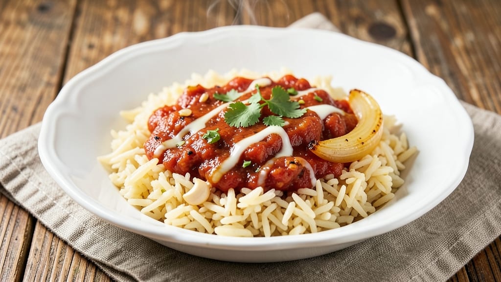 Chi Chi's Mexican Rice Recipe: Tomato-Creamy Texture With Crispy Onion Topping