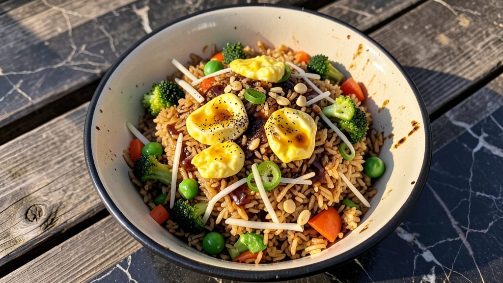 Camping Fried Rice Recipe: One-Pan Crispy Eggs and Veggie-Packed Heat