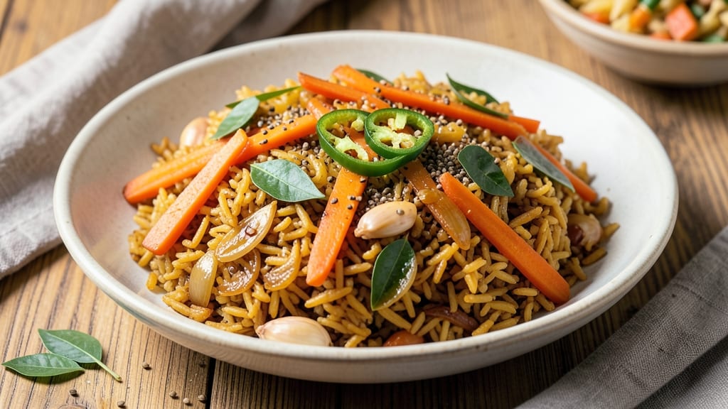 Carrot Fried Rice Indian Recipe: Spiced Basmati and Crispy Veggie Magic