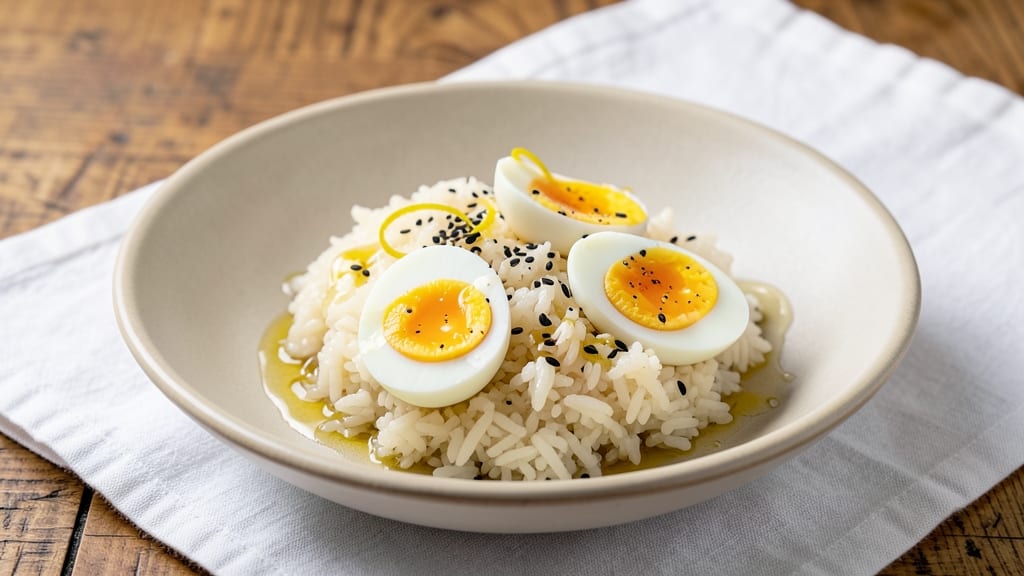 Boiled Eggs and Rice Recipe: Silky Grains with Soft-Boiled Eggs for Protein-Packed Meals