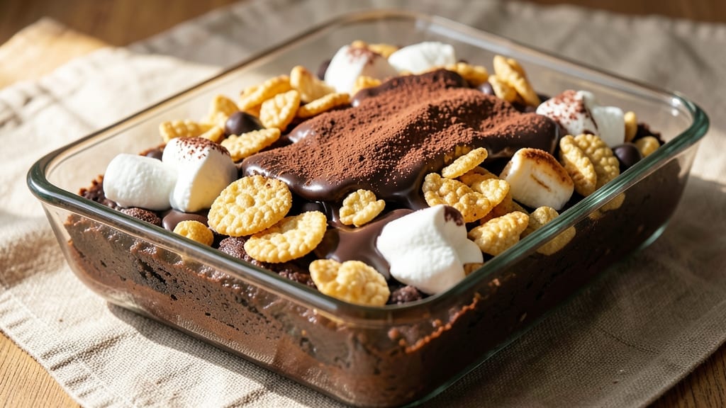 Brownie Rice Krispie Treats Recipe: Fudgy Crunch and Melty Marshmallow Magic