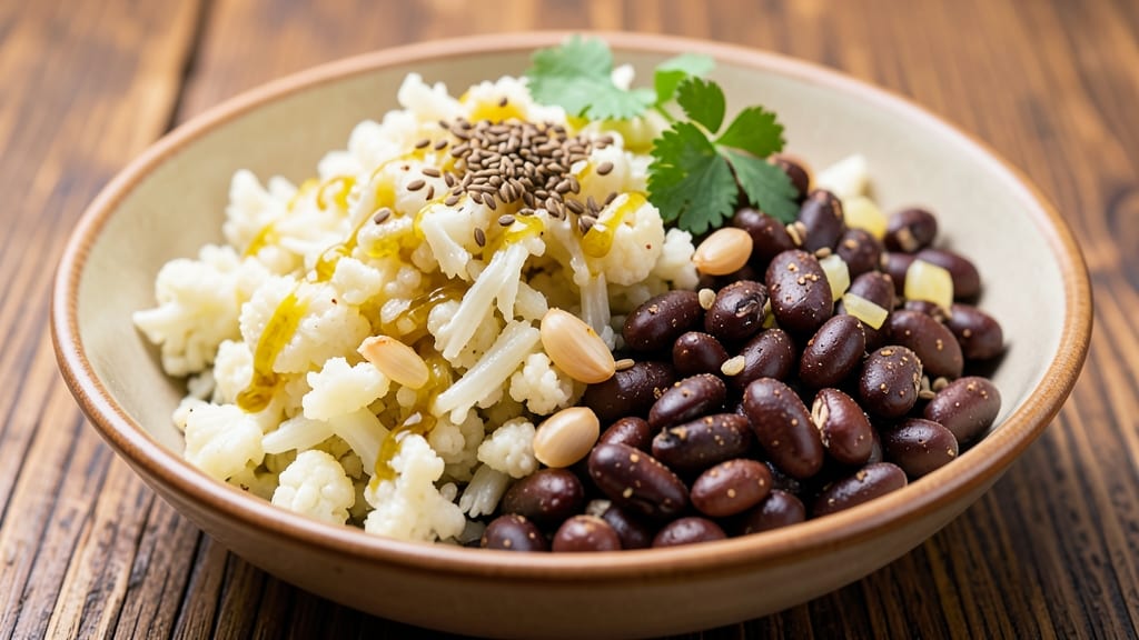 Cauliflower Rice and Beans Recipe: Crisp-Tender Blend With Smoky Cumin Kick