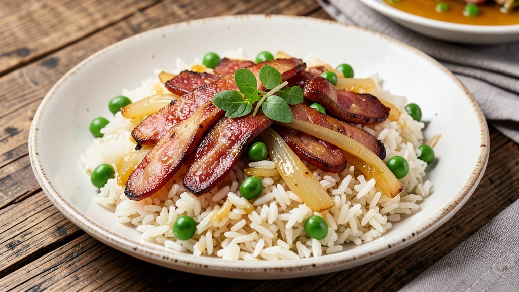 Carolina Plantation Rice Recipe: Smoky Sausage and Peas Over Fluffy Grains