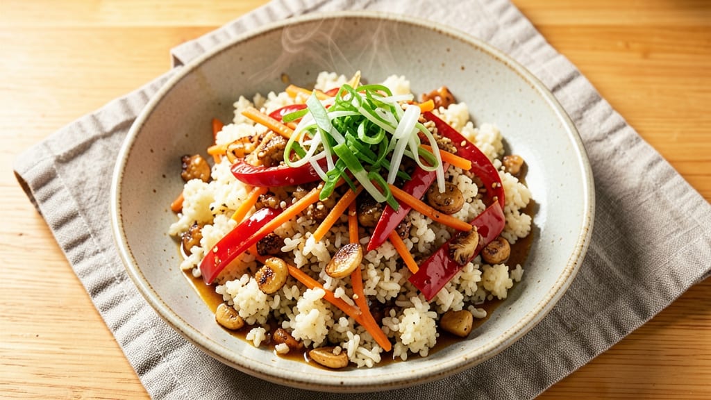Cauliflower Stir-Fried Rice Recipe: Wok-Tossed Crunch with Veggie-Packed Flavor