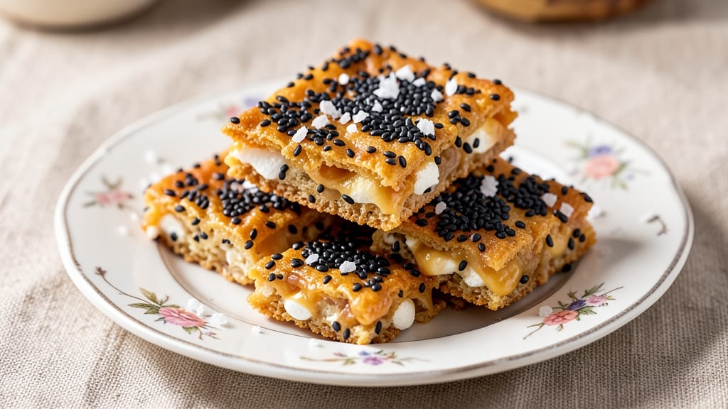 Black Sesame Seed Rice Krispie Treats Recipe: Nutty Crunch Meets Gooey Sweetness
