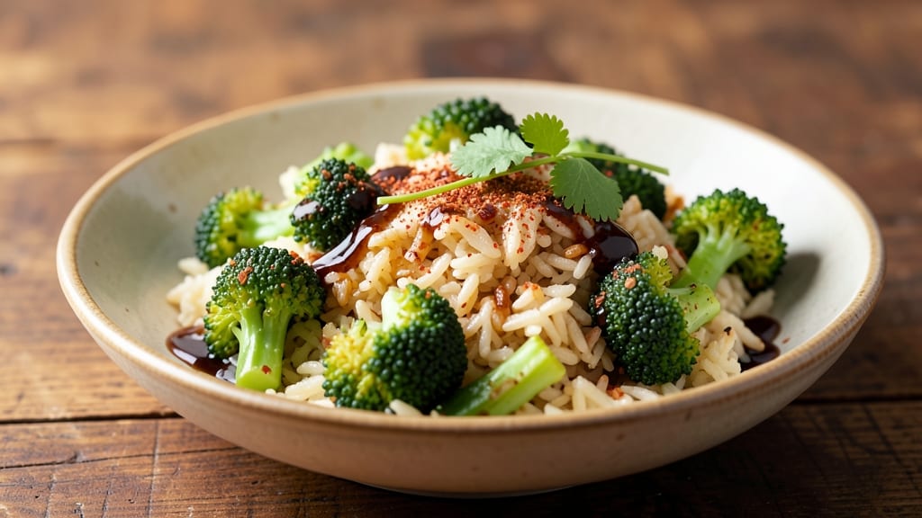 Broccoli Rice Dish Recipe: Crispy-Topped Veggie Grain Bowl