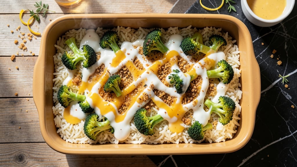 Paula Deen's Broccoli Rice Casserole Recipe: Cheesy Crisp Top, Creamy Center Magic