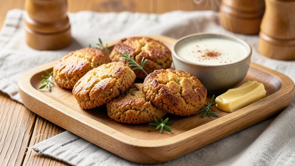 Brown Rice Flour Biscuits Recipe: Golden Crunch With Buttery Layers