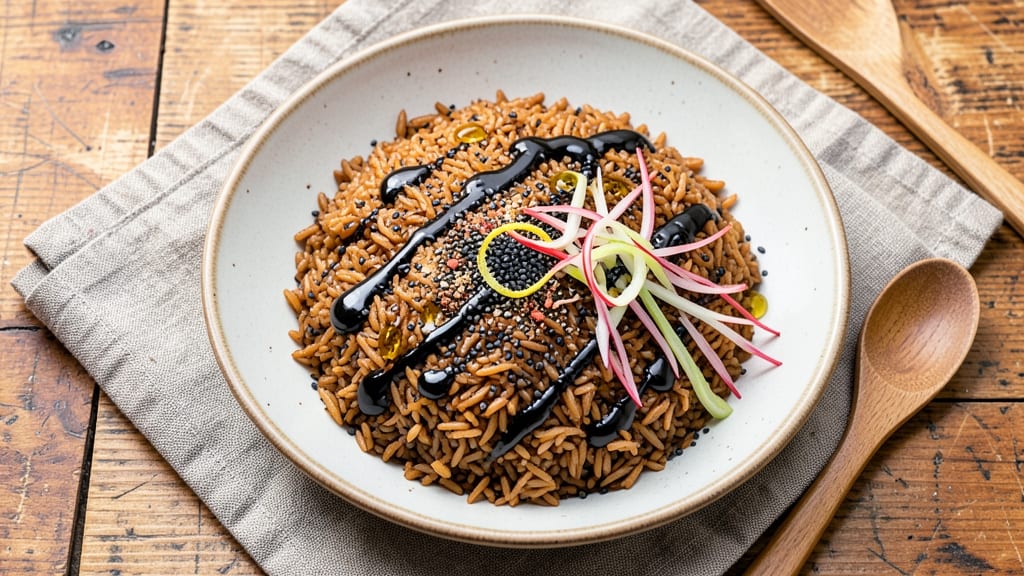 Black Sesame Rice Recipe: Nutty Earthy Fragrance in 20 Minutes