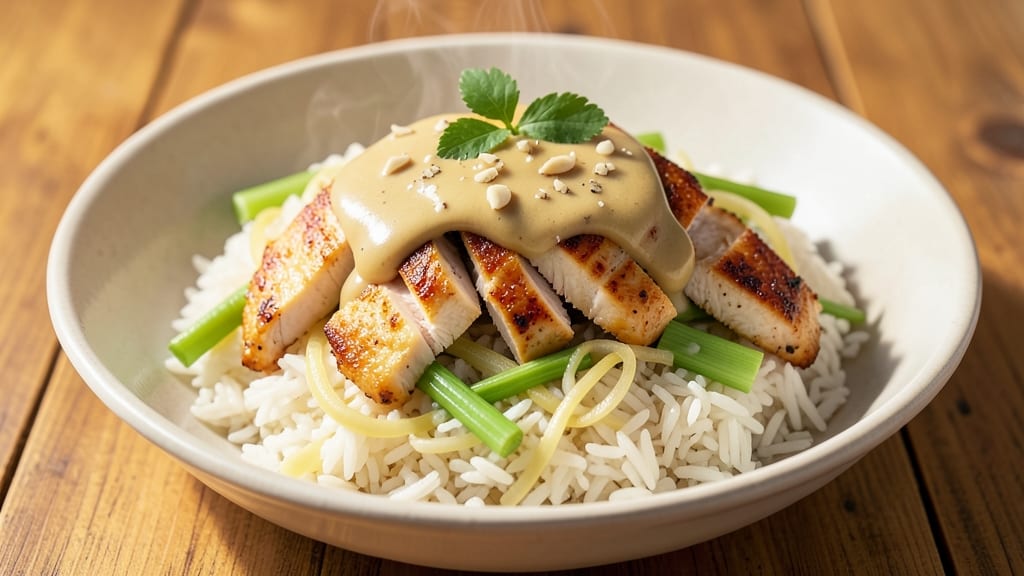Budbod Rice Recipe: Fragrant, Toasted Spices and Crispy Celery Crown Topping