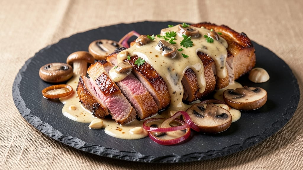 Pork Tenderloin Crock Pot Cream of Mushroom Recipe: Silky Gravy Hugs Every Bite