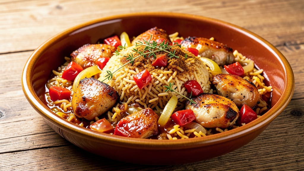 Cameroon Jollof Rice Recipe: Bold Tomato-Basmati Blend With Smoky Heat