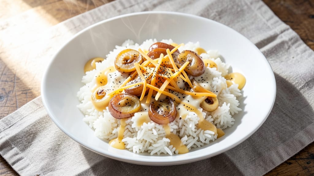 Check Rice Recipe: Crispy-Topped Comfort With Cheesy Crunch