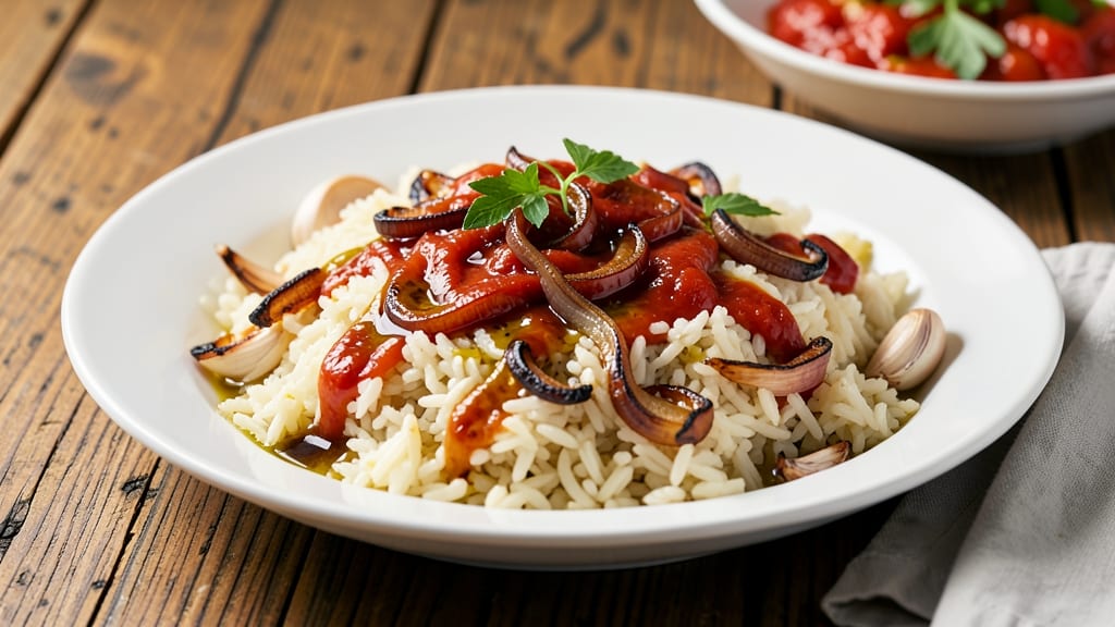 Blanco Rice Recipe: Garlic-Toasted Grains with Smoky Tomato Flavor