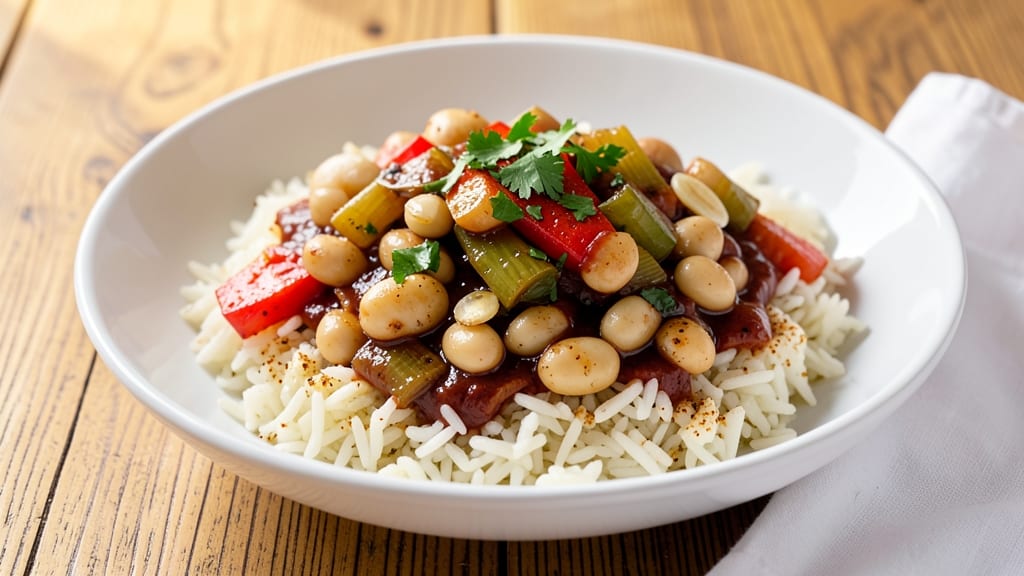 Cajun White Beans and Rice Recipe: Smoky Spice and Celery Crown Crunch