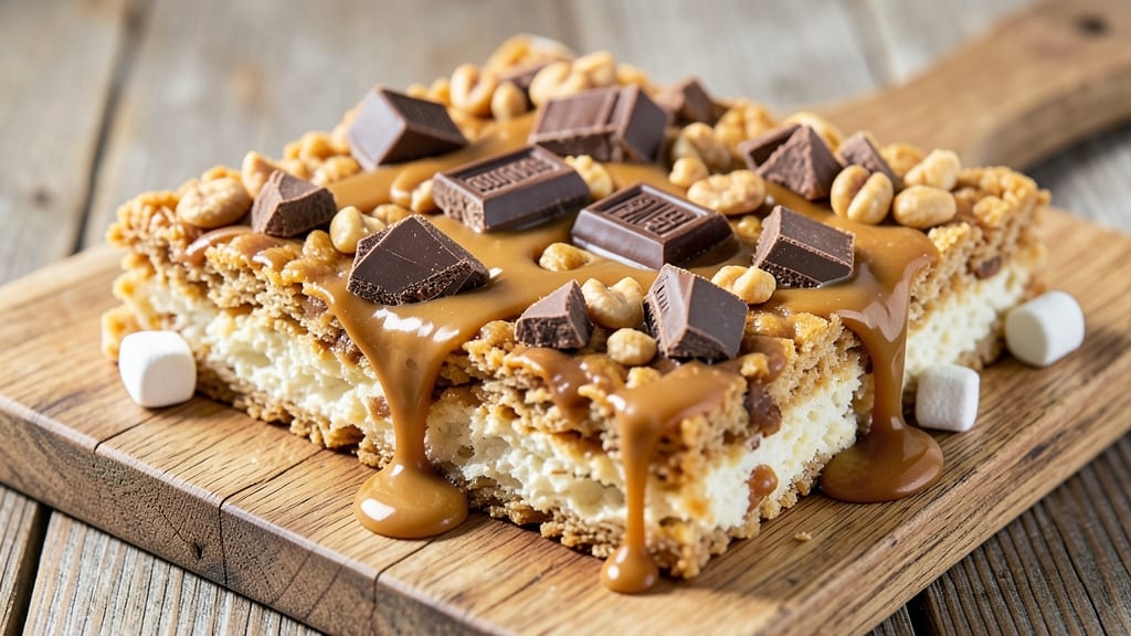 Butterfinger Rice Krispie Treats Recipe: Nutty-Caramel Crunch in Every Bite