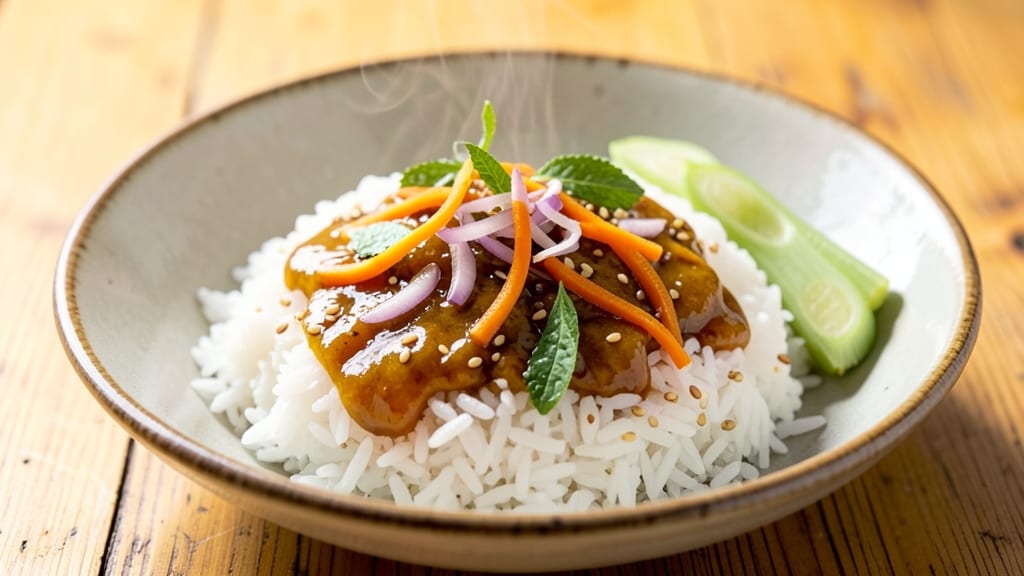 Burmese Rice Recipe: Fragrant Jasmine and Coconut Milk Harmony