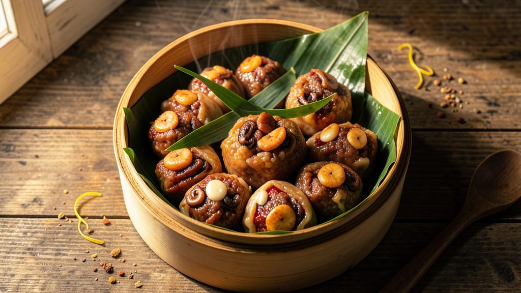 Cantonese Rice Dumplings Recipe: Steamed Silky Bites With Sticky Jasmine Hearts