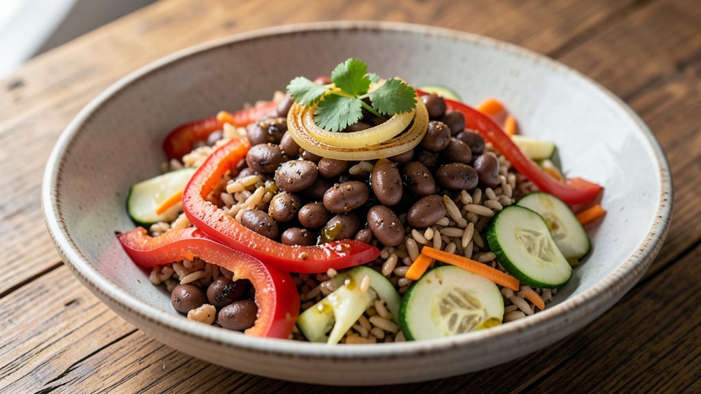 Blue Zone Beans and Rice Recipe: Longevity-Boosting Protein-Packed Bowl