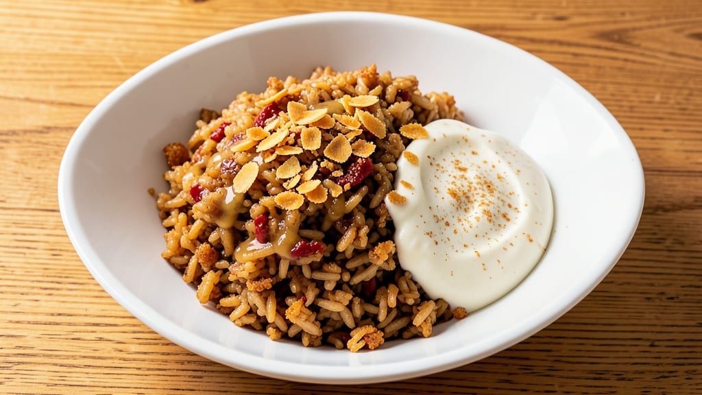 Cajun Ninja Rice Dressing Recipe: Spicy Crunch Over Creamy Rice Bites